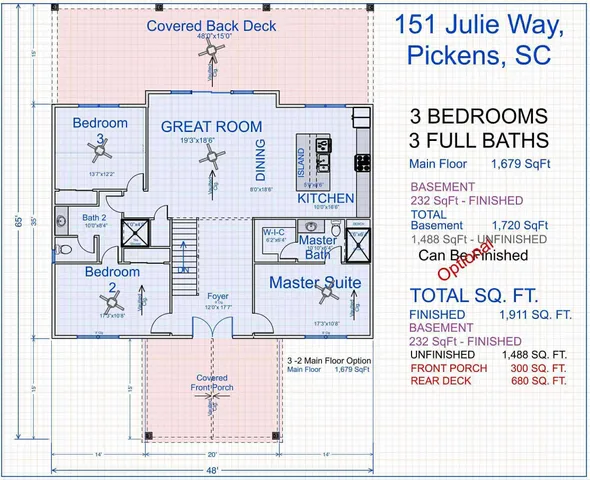 $475,000 | 151 Julie Way, Pickens, SC 29671