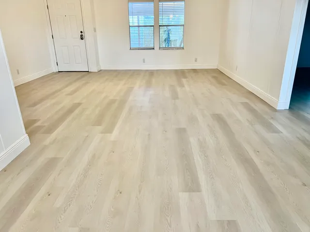wooden floor in an empty room