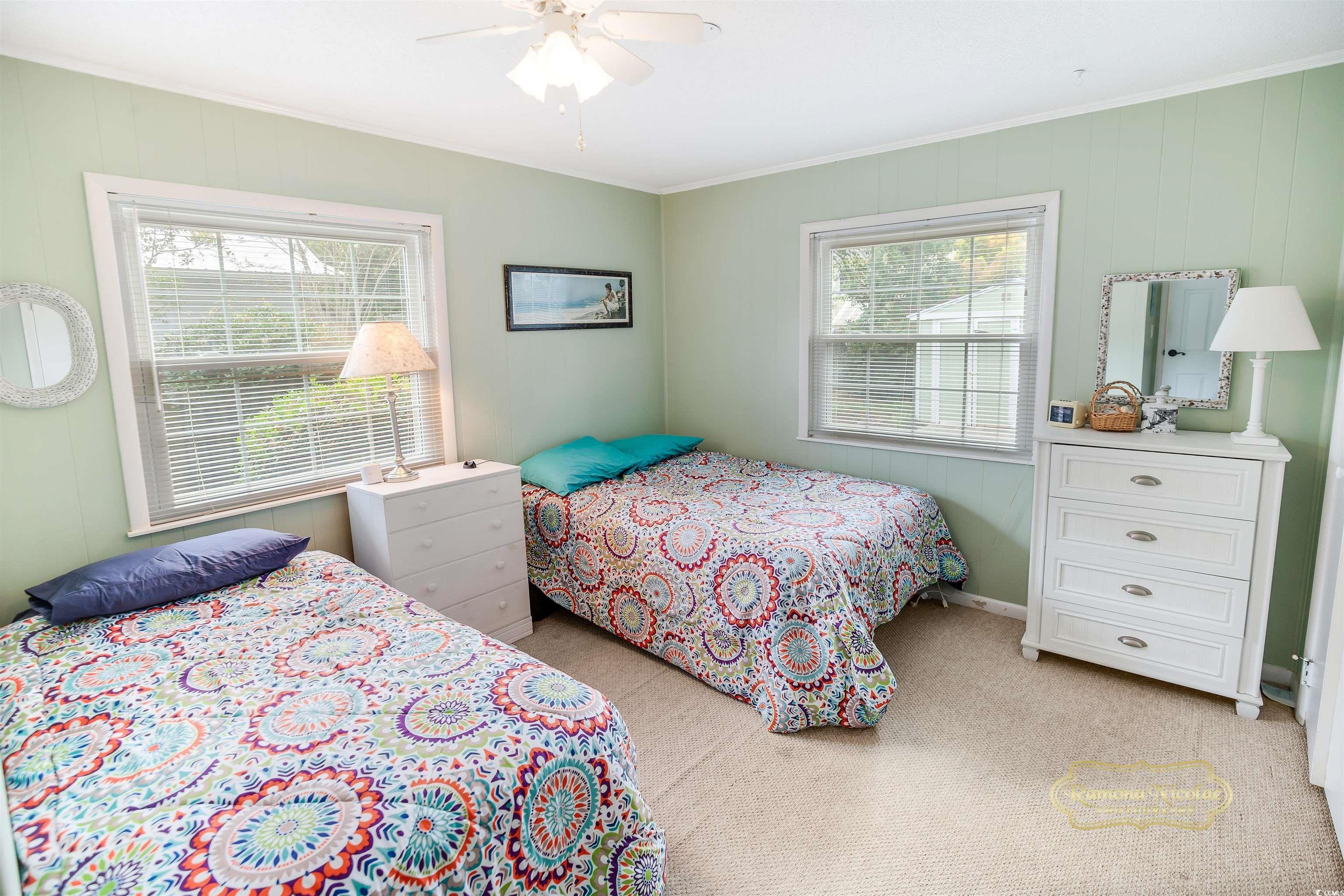 617 3rd Avenue South Surfside Beach, SC 29575 - Photo 17 of 36 Carpeted bedroom featuring multiple windows, ceili