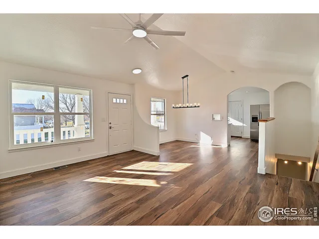 a view interior of a house window and wooden floor