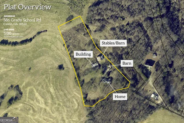 $558,000 | 586 Grady School Road, Canon, GA 30520