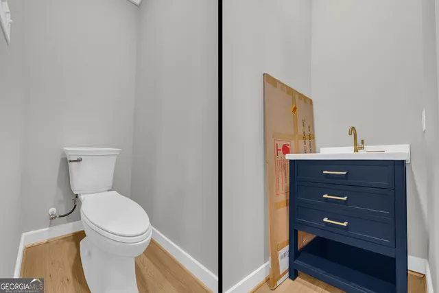 a bedroom with a bed and a table