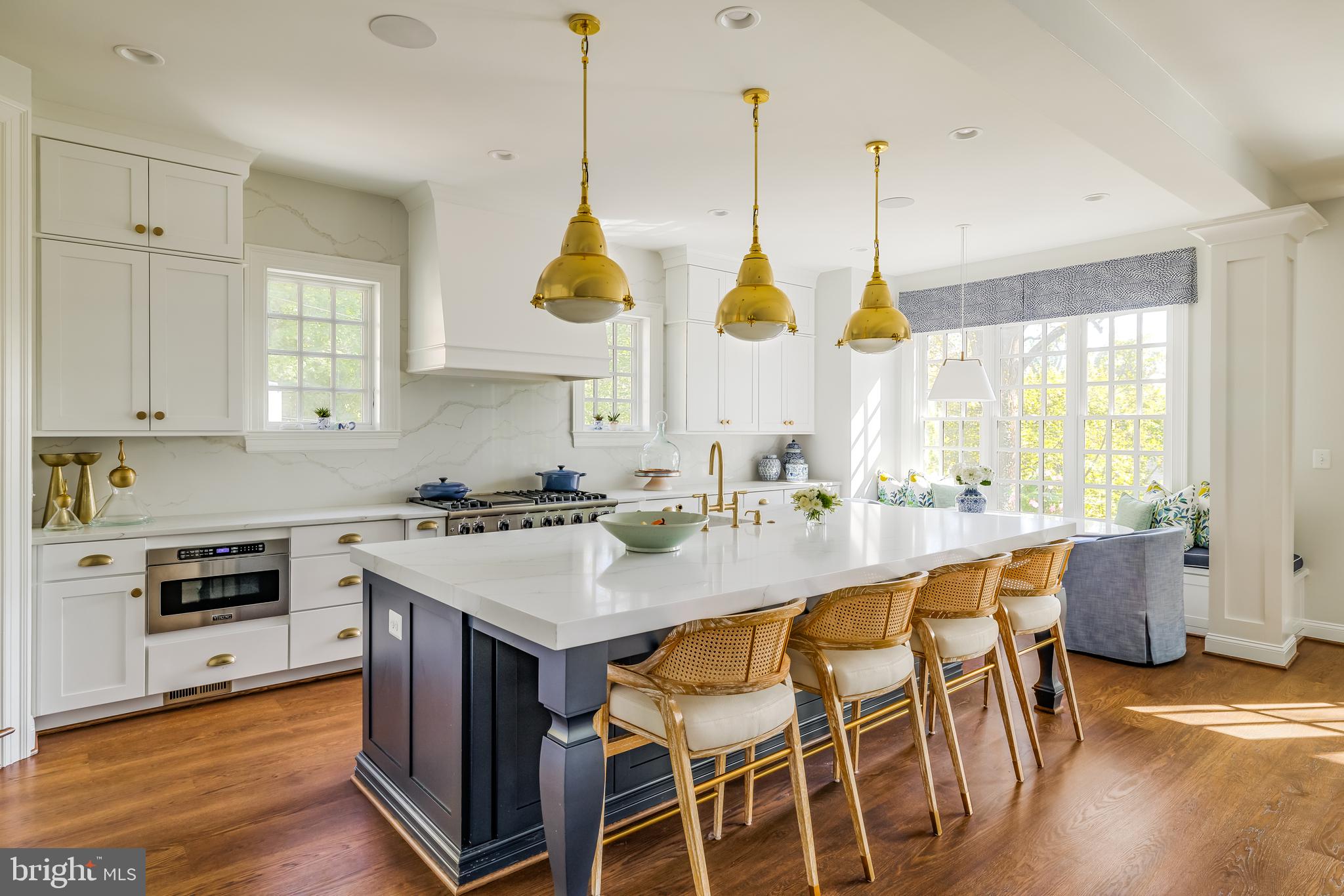 3300 Newark Street Northwest Washington, DC 20008 - Photo 12 of 50 Large Island with Counter Seating