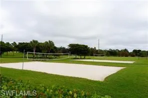 a view of a golf course with a lake
