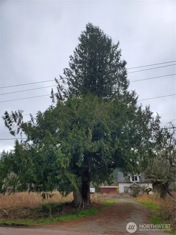 a view of a lake with houses