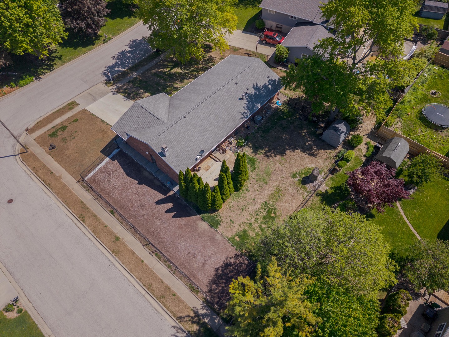 1717 Cook Drive Normal, IL 61761 - Photo 48 of 55 an aerial view of house with a yard
