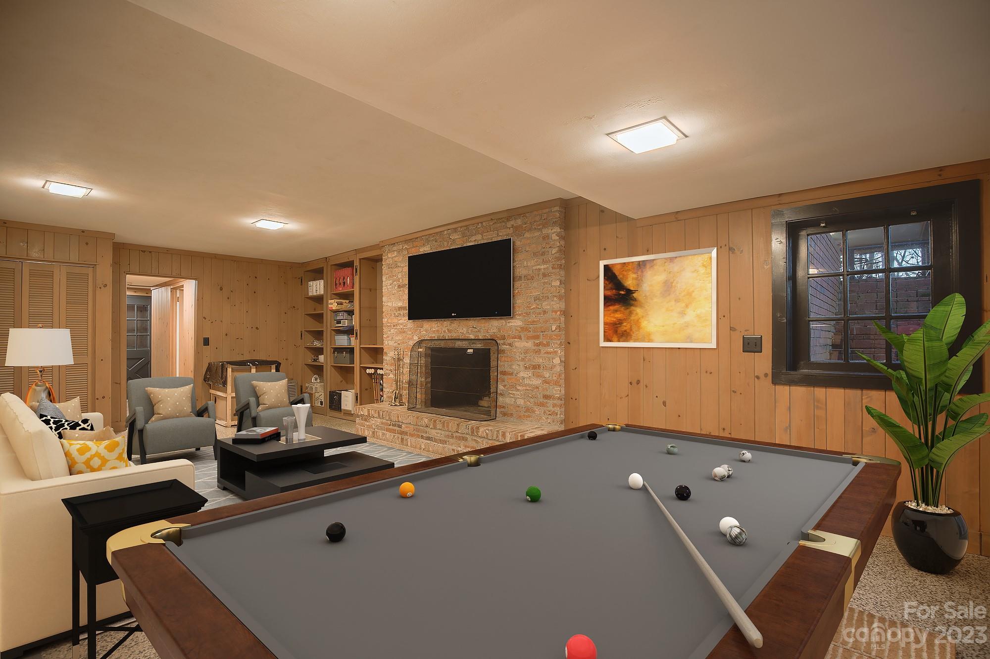 205 Hooper Creek Road Tryon, NC 28782 - Photo 42 of 45 a living room with furniture and a flat screen tv
