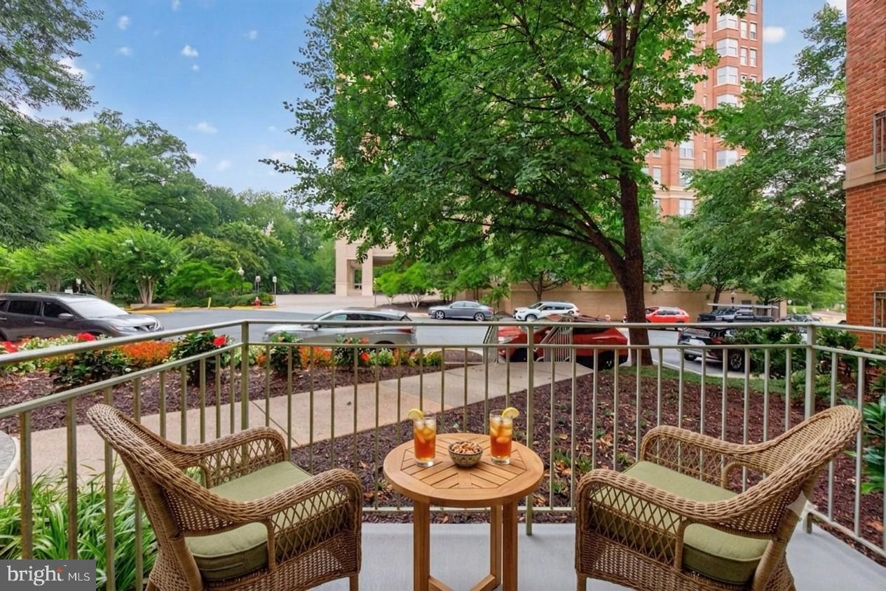 11775 Stratford House Place, Unit 112 Reston, VA 20190 - Photo 7 of 53 Patio off Living Room- virtually staged