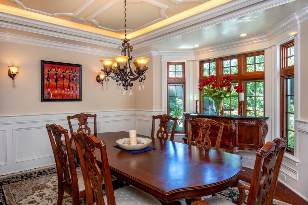 49 Wilsondale Street Dover, MA 02030 - Photo 5 of 22 a view of a dining room with furniture window and outside view