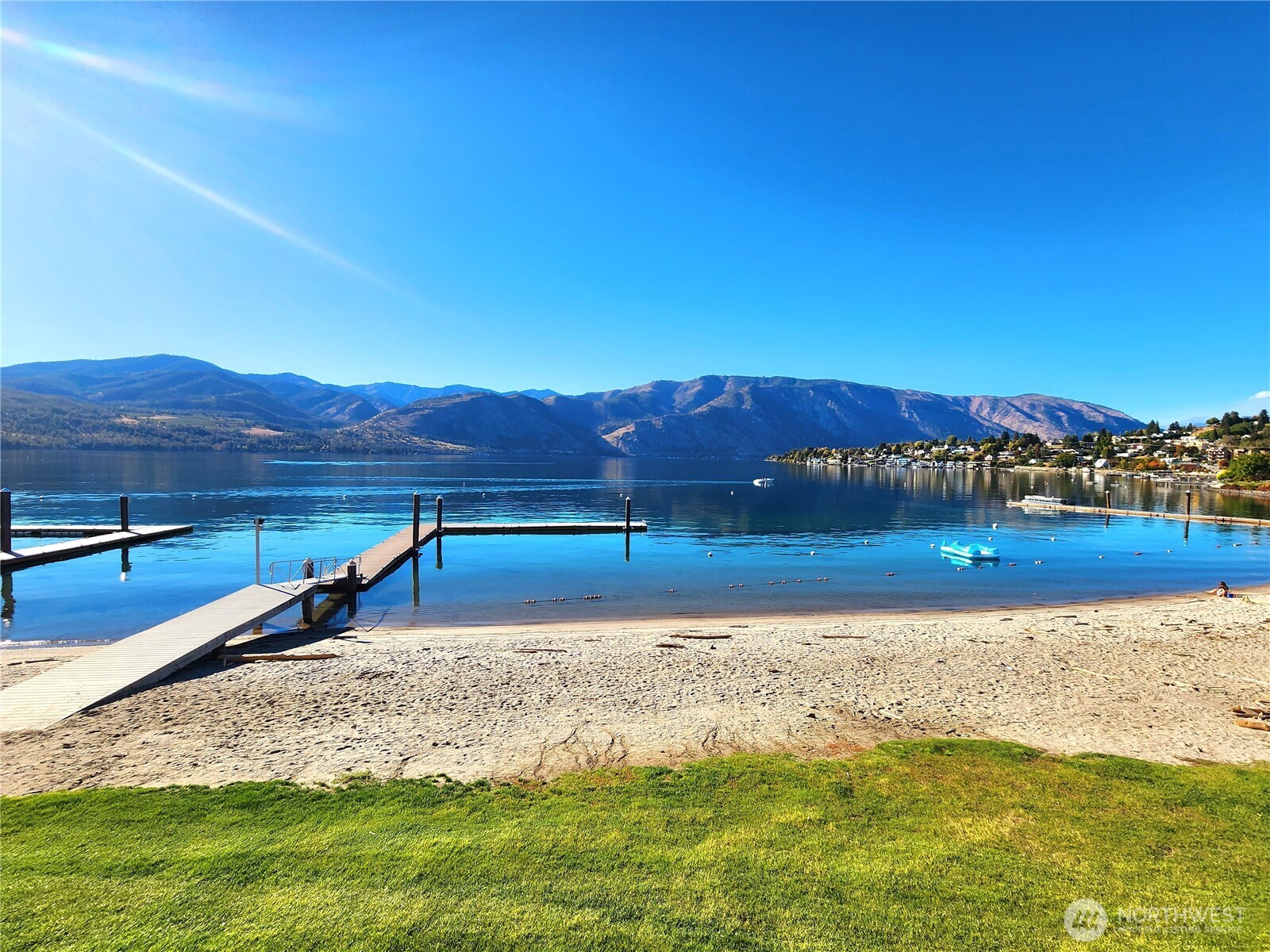 1 Lakeside 701-b Manson, WA 98831 - Photo 16 of 36 a view of a yard with a large barn