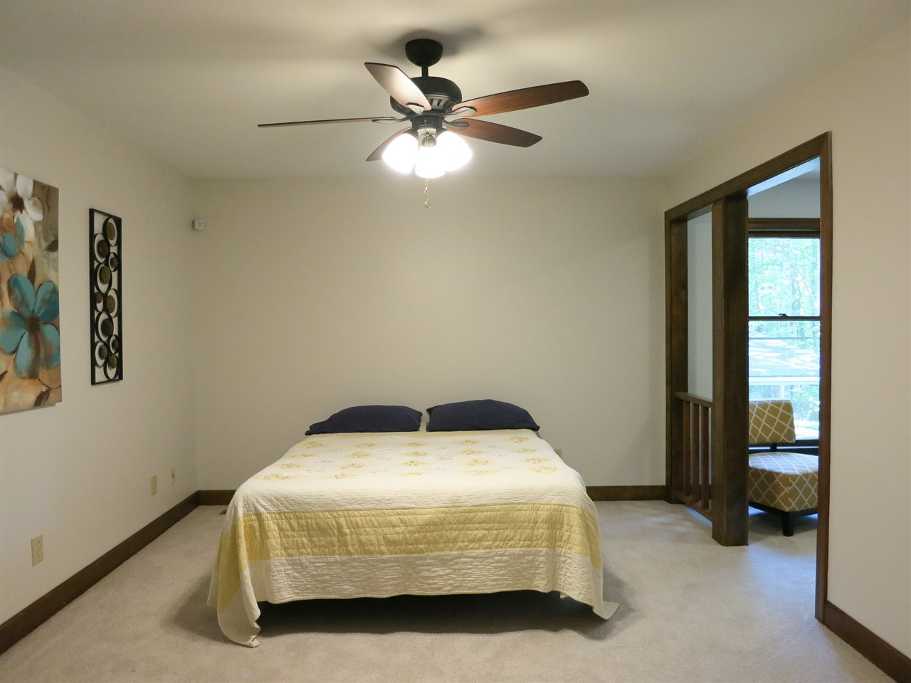 809 Ivanhoe Drive Raleigh, NC 27615 - Photo 18 of 30 Spacious Master Bedroom w/Sitting Area, WIC, NEW neutral carpet, NEW CF & private Bath. Master Bedroom