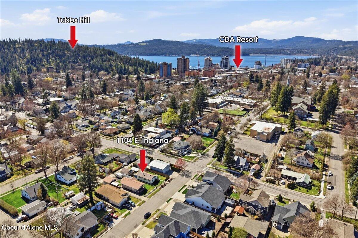 1104 East Indiana Avenue Coeur D'Alene, ID 83814 - Photo 3 of 36 34-Aerial