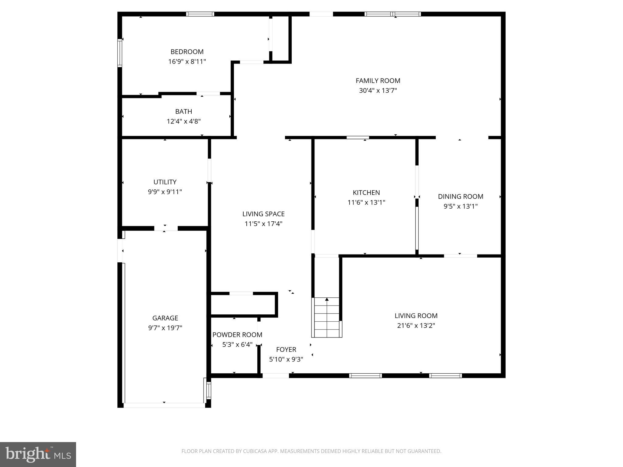 1040 Springhill Way Gambrills, MD 21054 - Photo 35 of 36 First Level Floorplan
