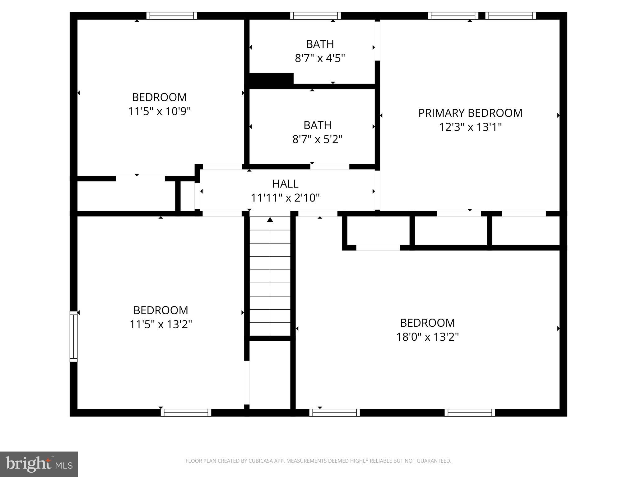 1040 Springhill Way Gambrills, MD 21054 - Photo 36 of 36 Second Level Floorplan