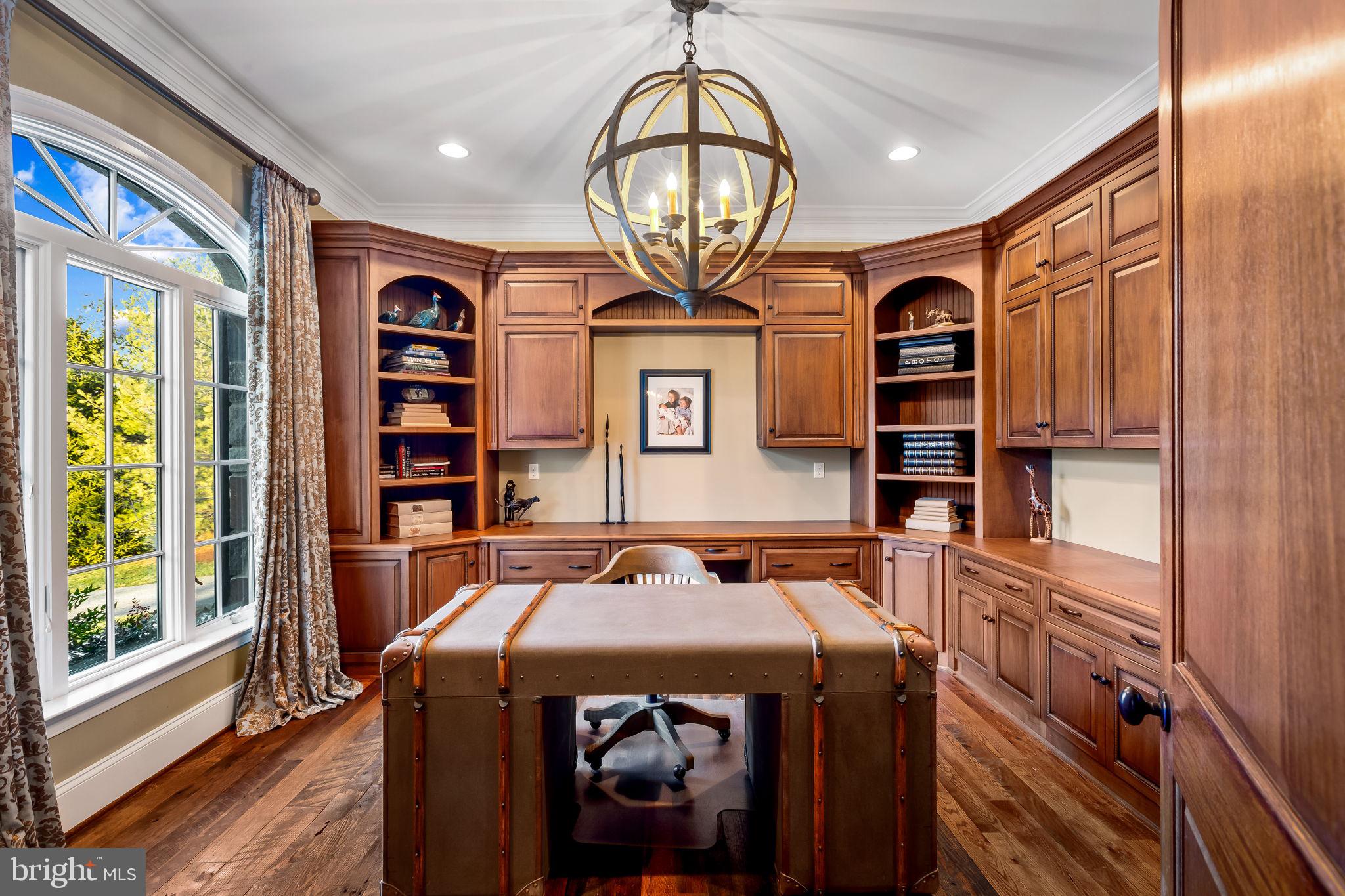 905 Hayfields Road Cockeysville, MD 21030 - Photo 16 of 69 First of two home offices with built-in cabinetry