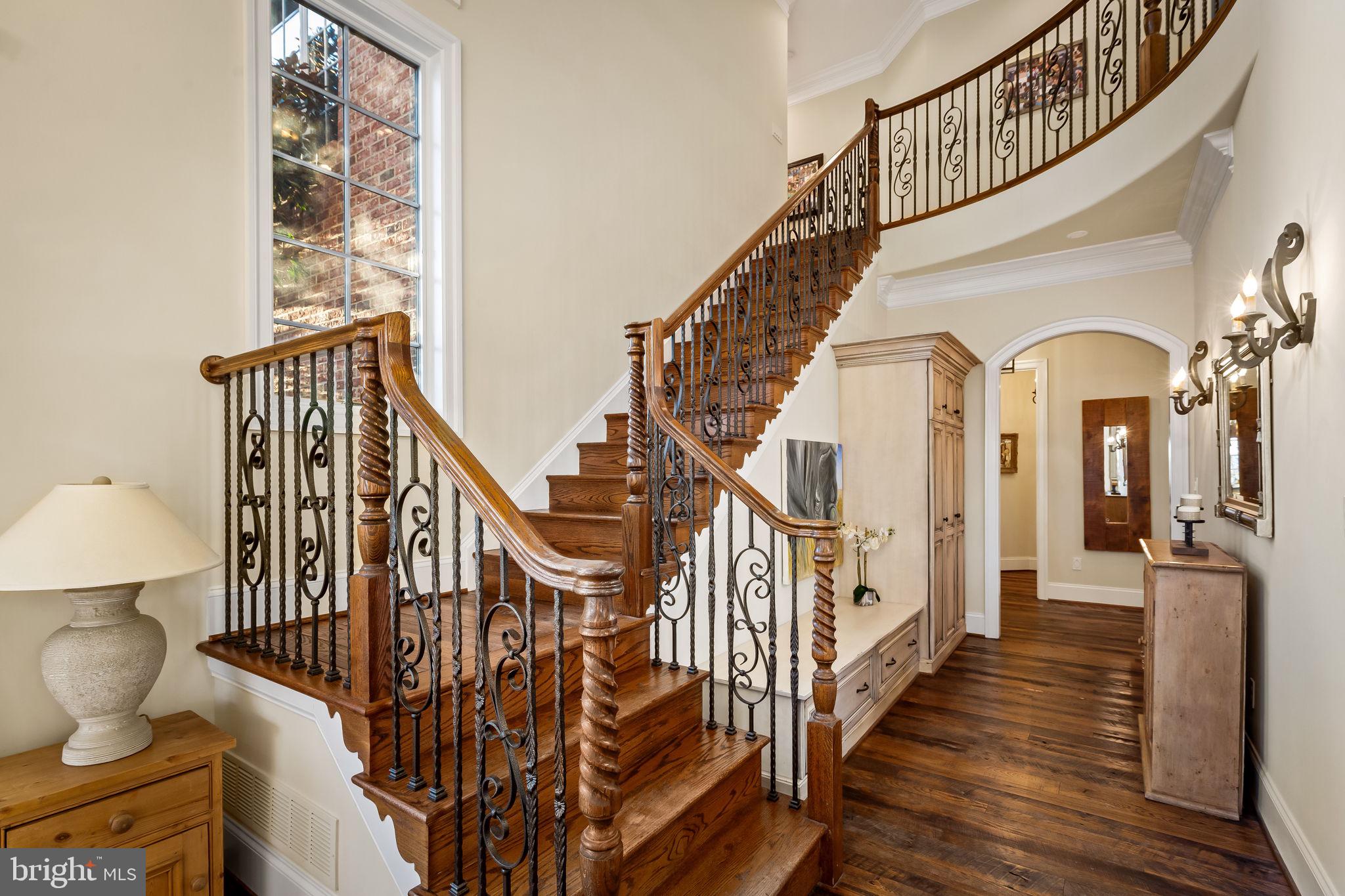 905 Hayfields Road Cockeysville, MD 21030 - Photo 22 of 69 Home's second stairway leading to upper level