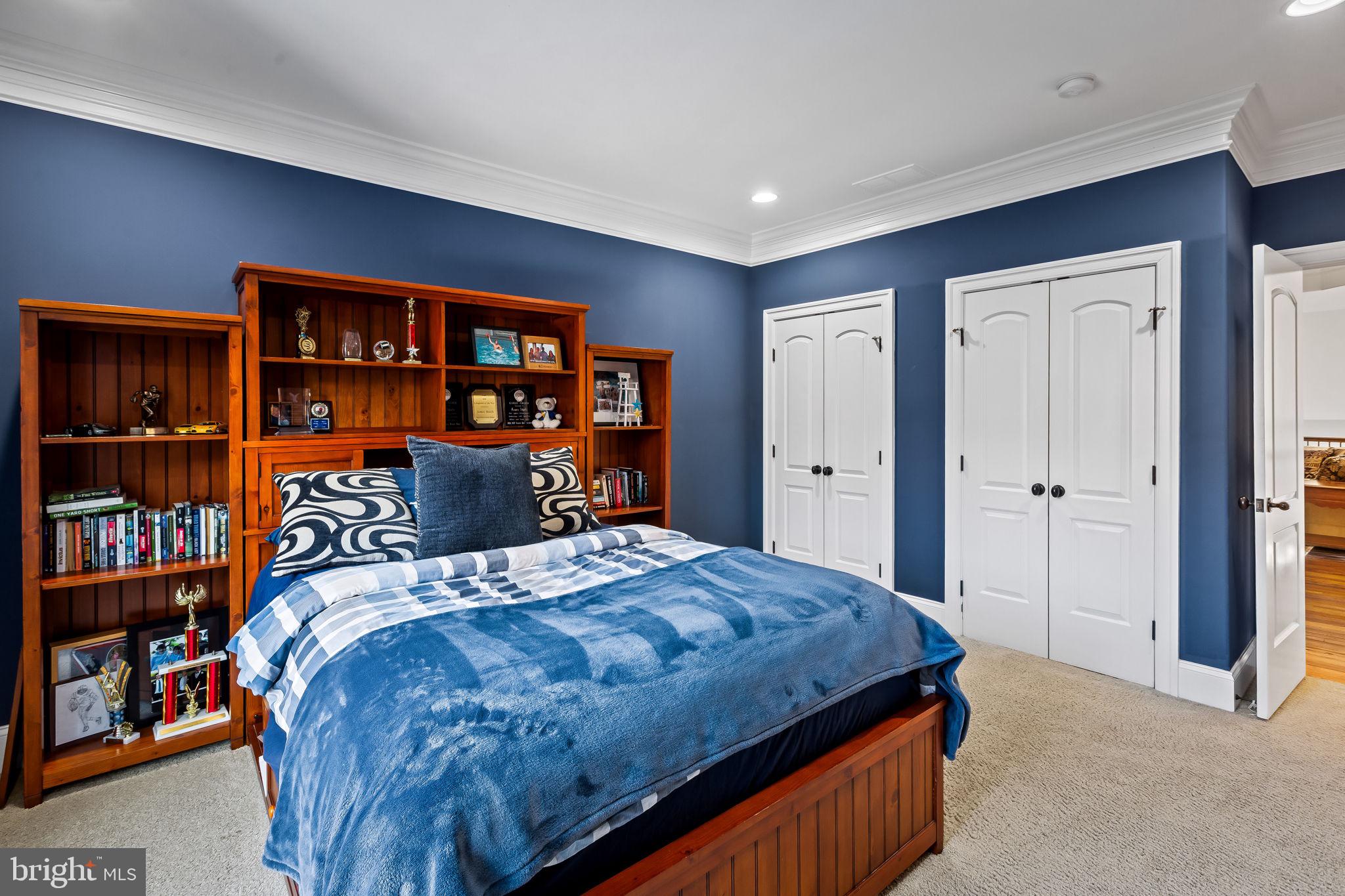 905 Hayfields Road Cockeysville, MD 21030 - Photo 42 of 69 Crown molding and recessed lighting