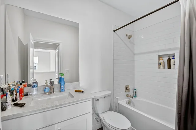 a aerial view of a house with swimming pool