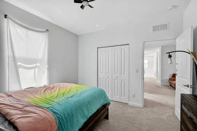 a view of a lake with a big yard