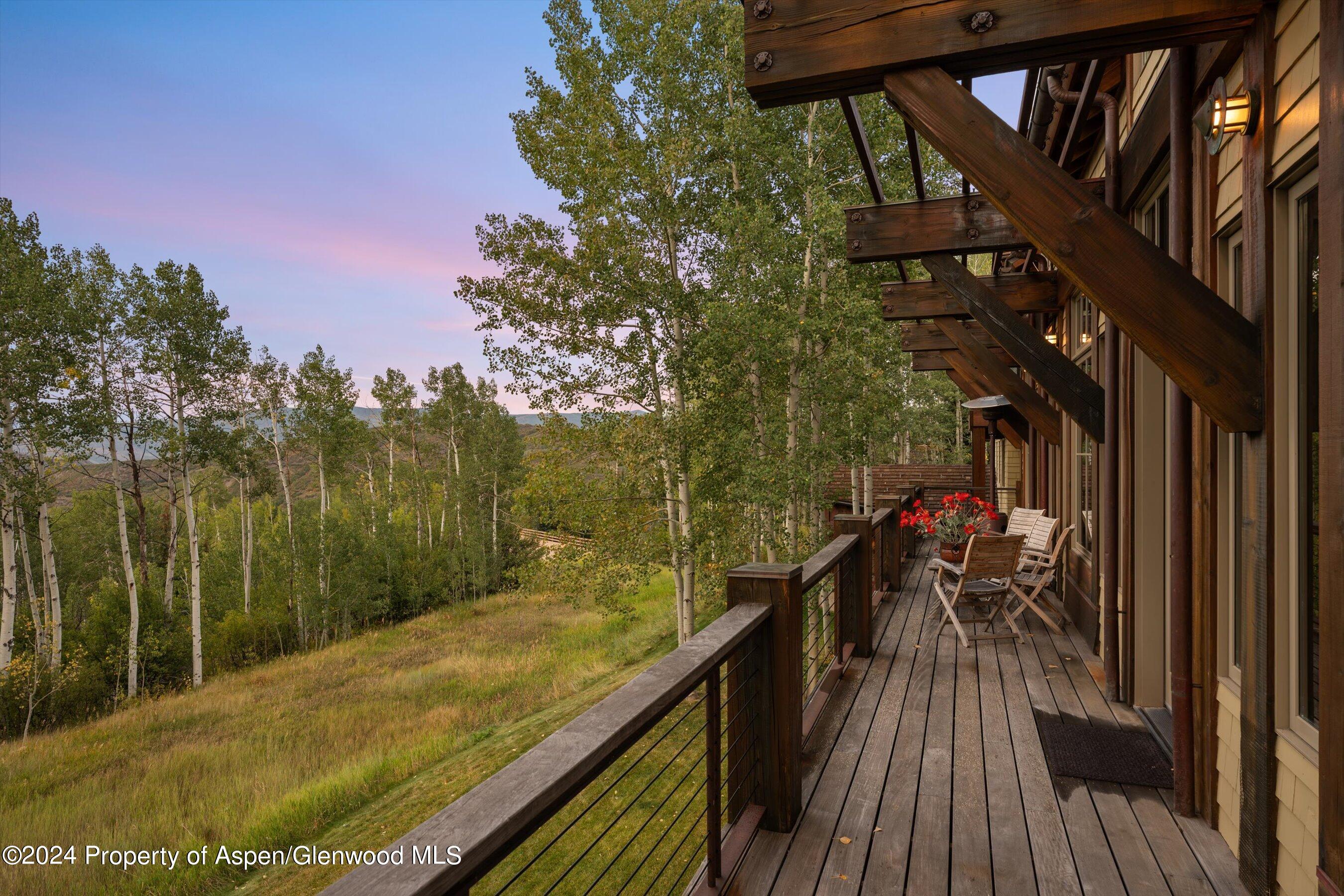 1021 Two Creeks Drive Snowmass Village, CO 81615 - Photo 44 of 47 a view of a balcony with two chairs