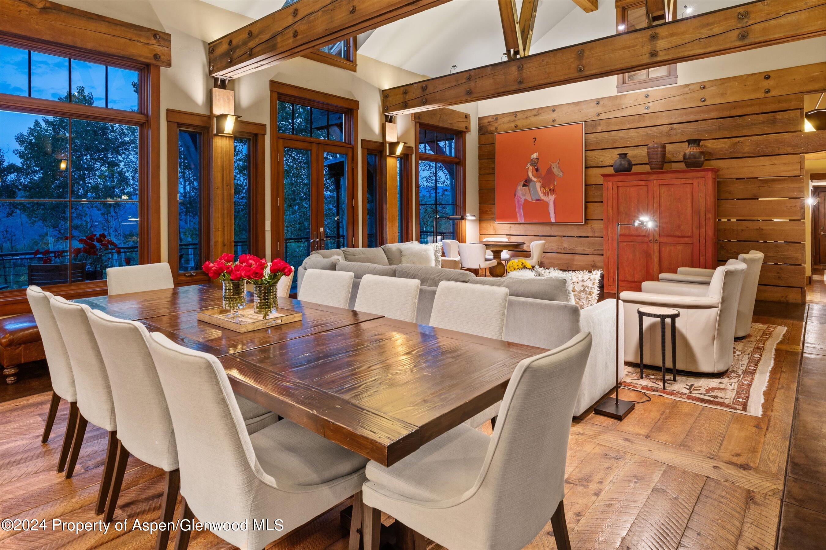 1021 Two Creeks Drive Snowmass Village, CO 81615 - Photo 8 of 47 a outdoor dining space with furniture and outdoor view