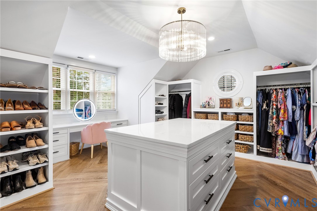 2319 Founders Bridge Road Midlothian, VA 23113 - Photo 29 of 50 Spacious closet featuring lofted ceiling and a cha