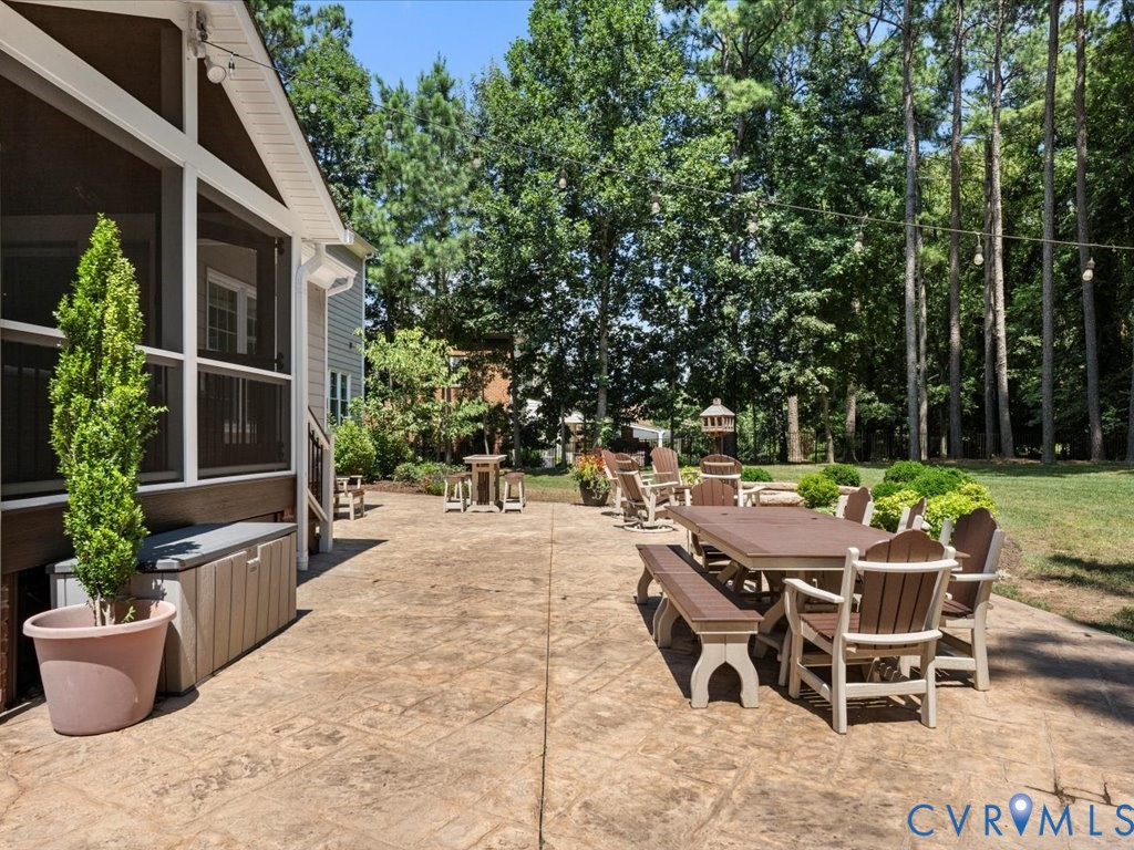 2319 Founders Bridge Road Midlothian, VA 23113 - Photo 46 of 50 View of patio featuring outdoor dining area