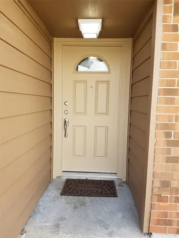 a view of front door of a house