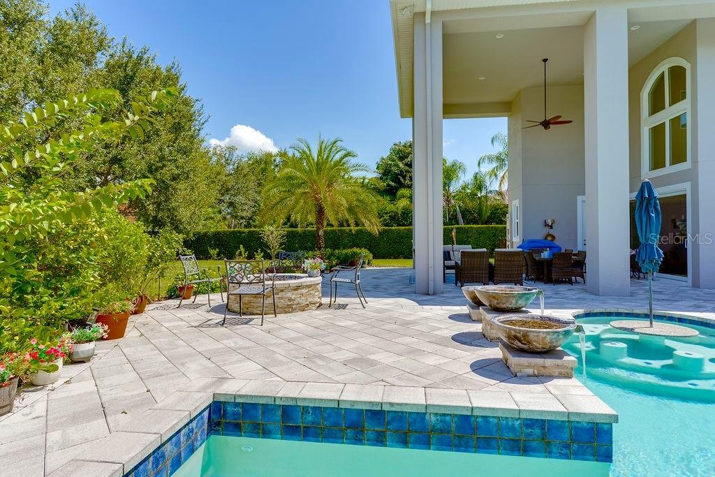 13448 Bellaria Circle Windermere, FL 34786 - Photo 47 of 66 a view of swimming pool with outdoor seating and plants