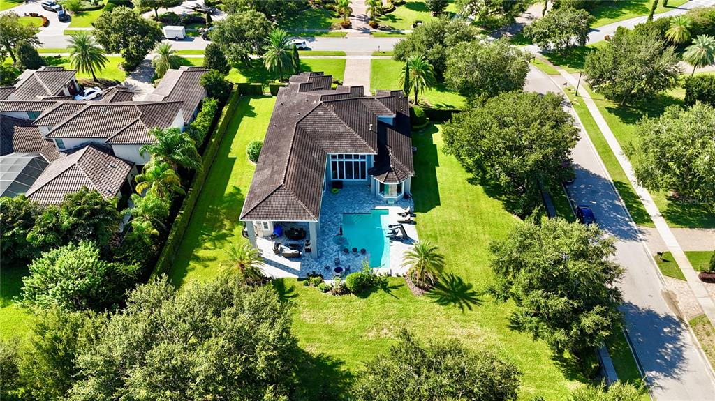 13448 Bellaria Circle Windermere, FL 34786 - Photo 62 of 65 an aerial view of multiple houses with yard