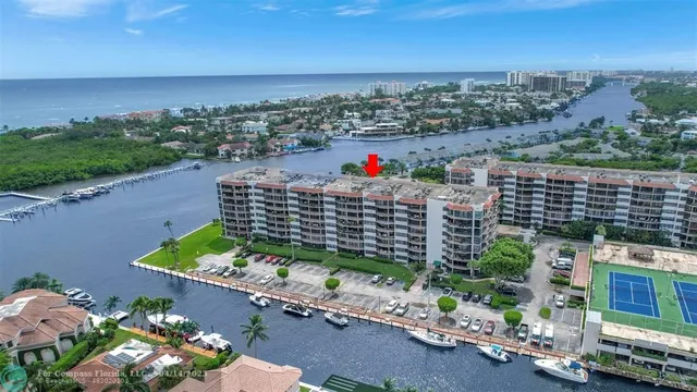 an aerial view of a city with houses