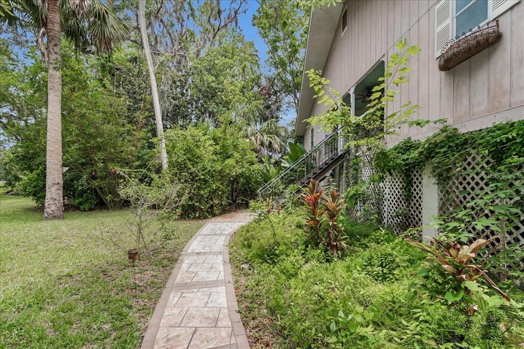 35 Magnolia Avenue Yankeetown, FL 34498 - Photo 15 of 75 a view of a pathway both side of yard