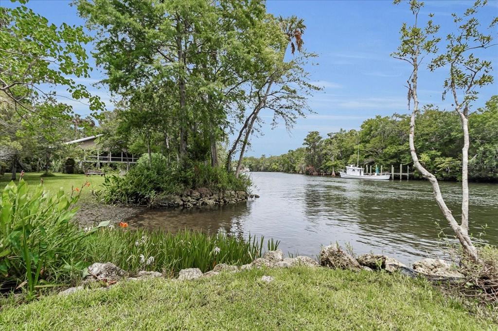 35 Magnolia Avenue Yankeetown, FL 34498 - Photo 9 of 75 a view of a lake with a house in the background