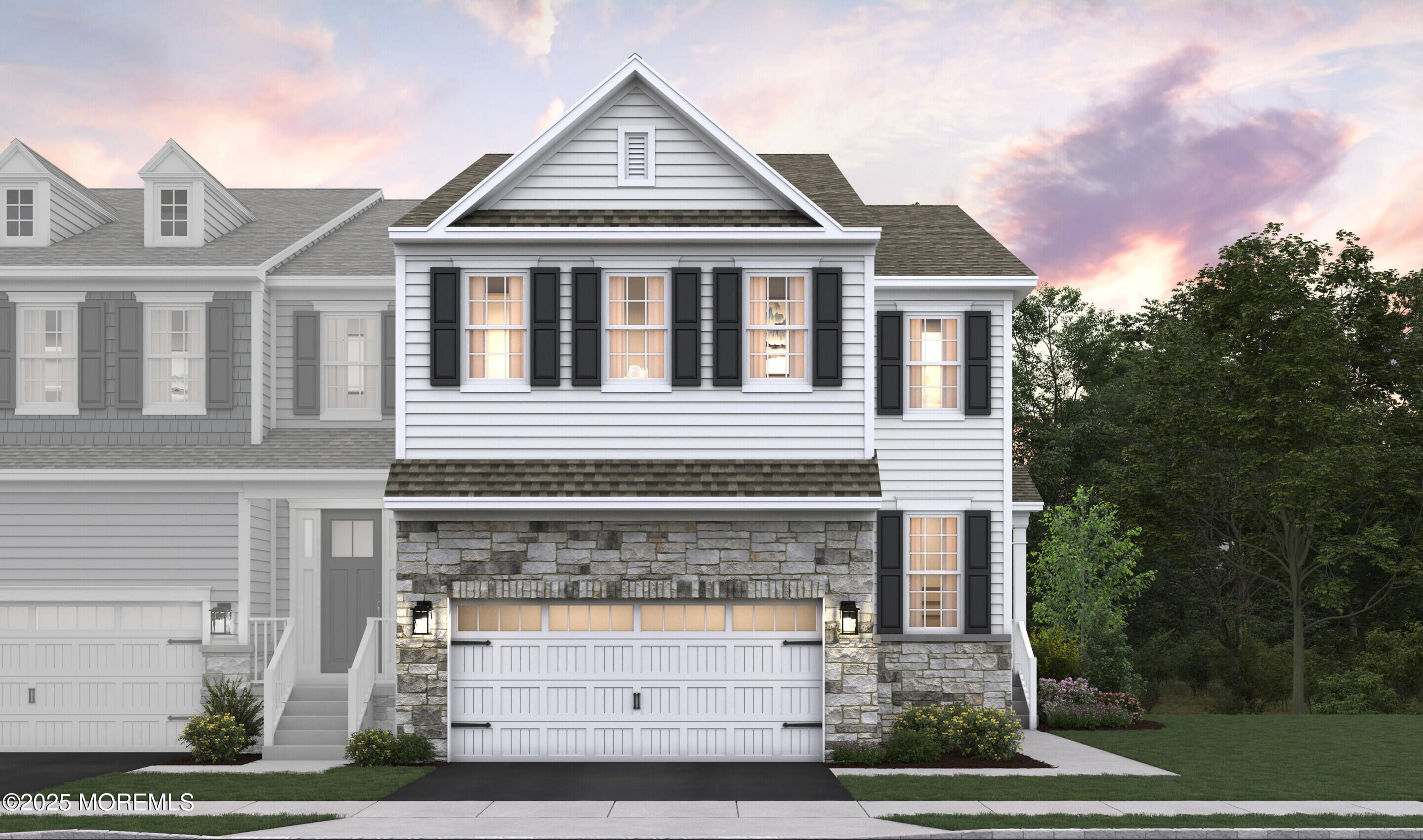 1211 Auburn Terrace, Unit 1201 Manalapan, NJ 07726 - Photo 18 of 21 a front view of a house with a yard