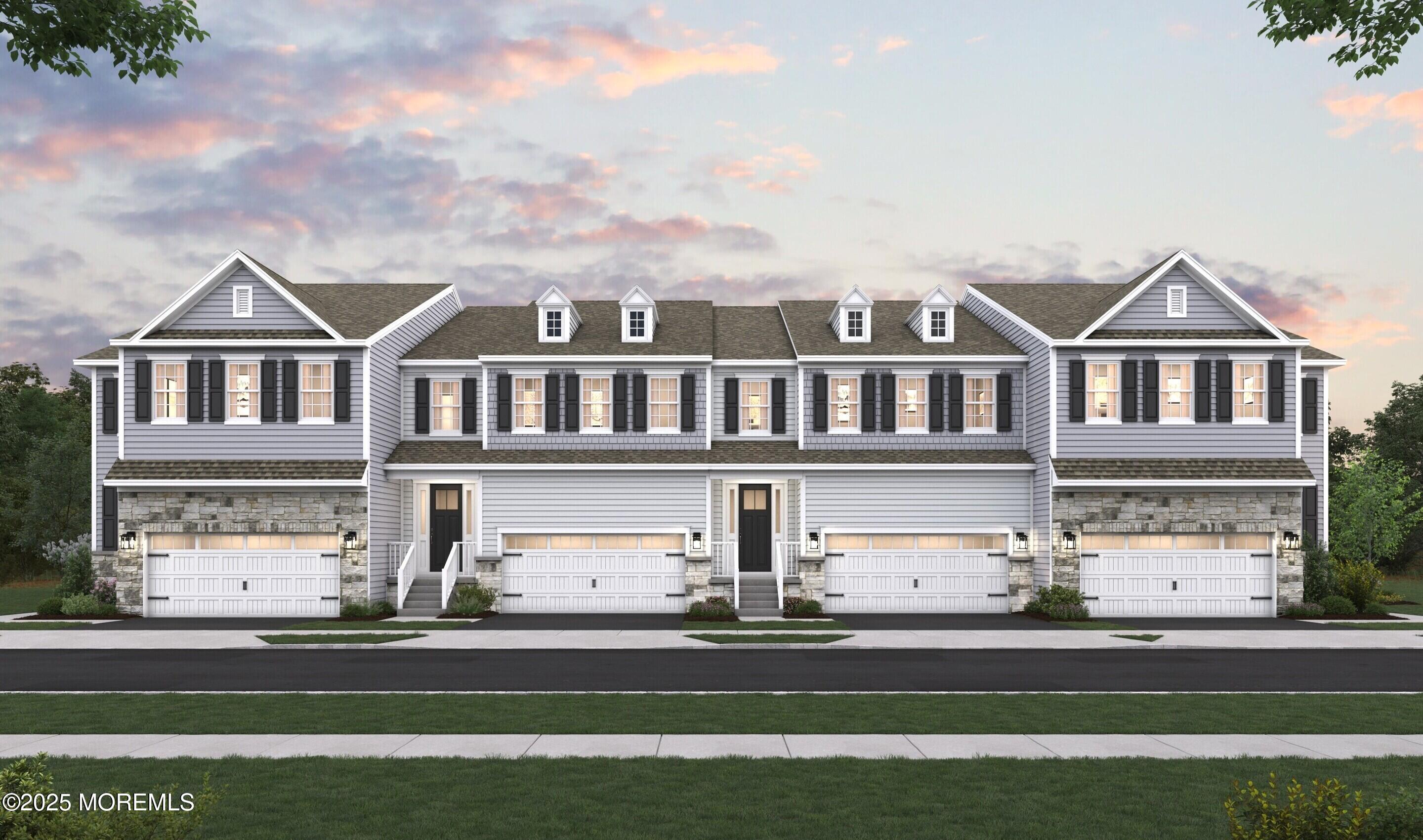 1211 Auburn Terrace, Unit 1201 Manalapan, NJ 07726 - Photo 19 of 21 a front view of a residential apartment building with a yard