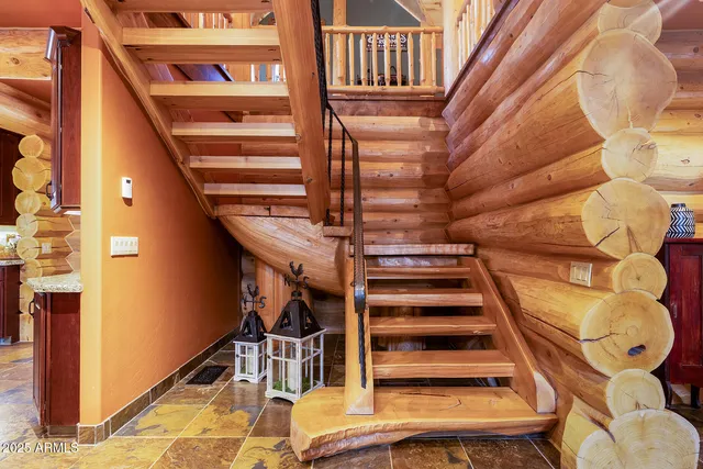 a view of a outdoor space with mountain view