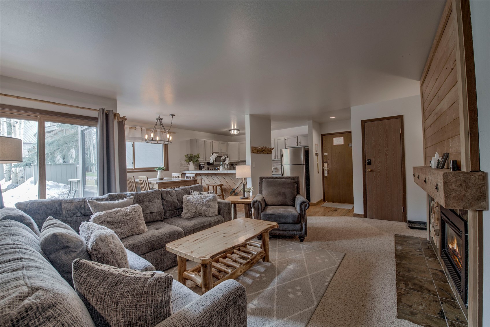 1977 Soda Ridge Road, Unit 1210 Keystone, CO 80435 - Photo 31 of 31 Nice size open floor plan for cooking/dining/enjoying the fireplace