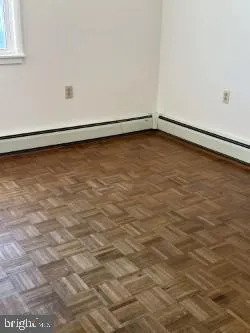 a view of a room with an empty space