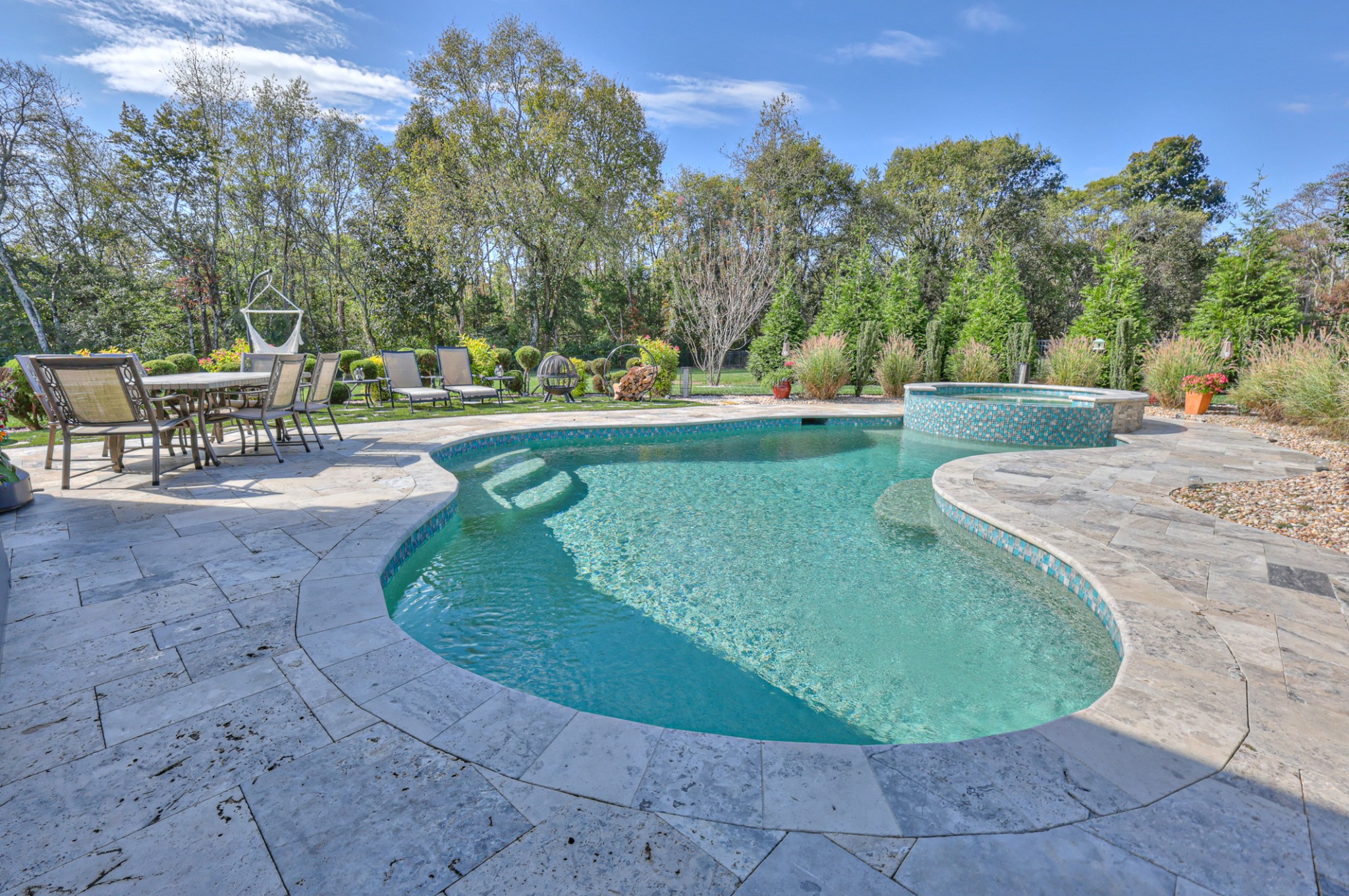 8019 Burning Tree Farms Road Arrington, TN 37014 - Photo 36 of 47 a view of a swimming pool with a patio