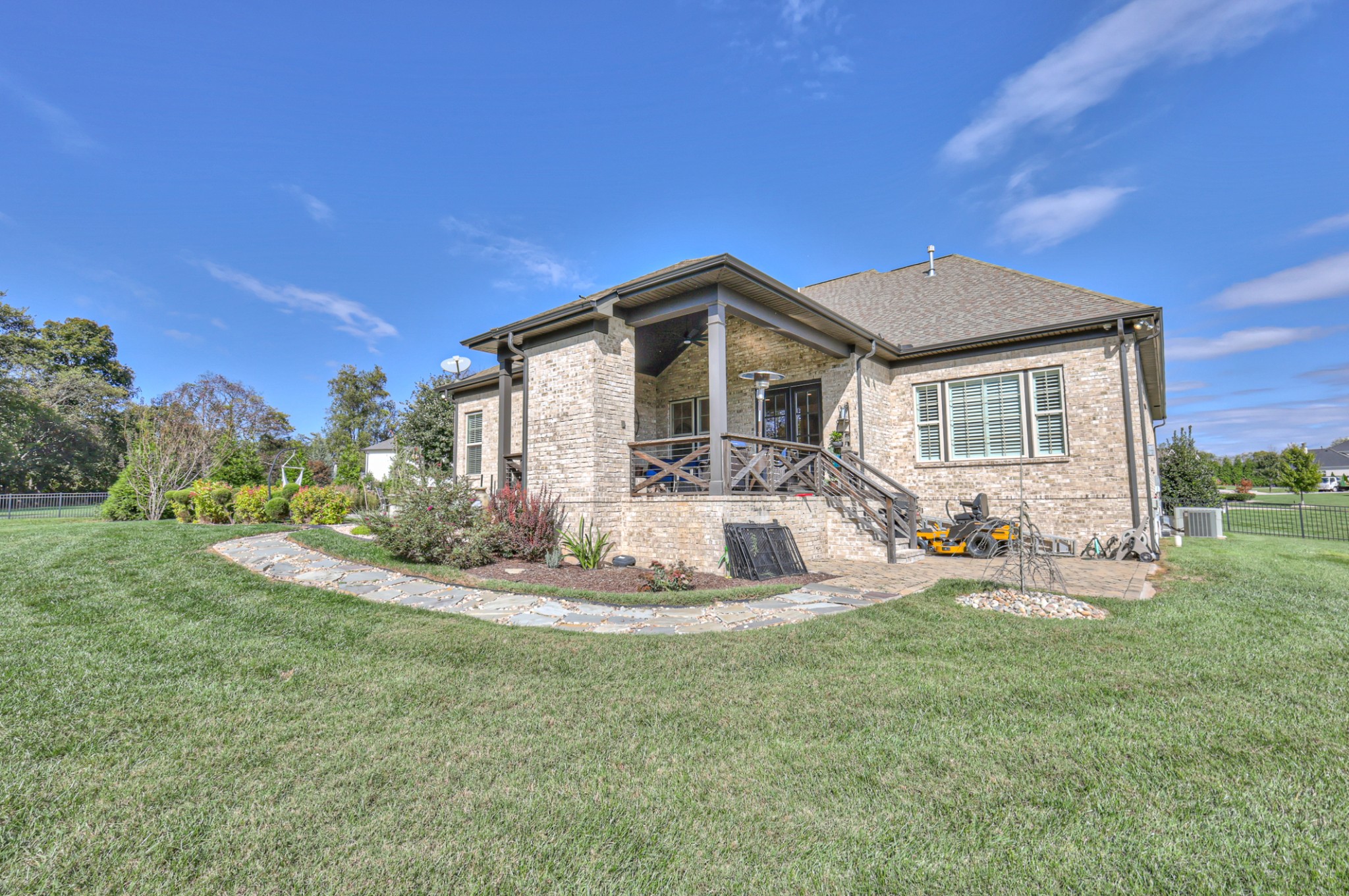 8019 Burning Tree Farms Road Arrington, TN 37014 - Photo 43 of 47 a front view of a house with garden