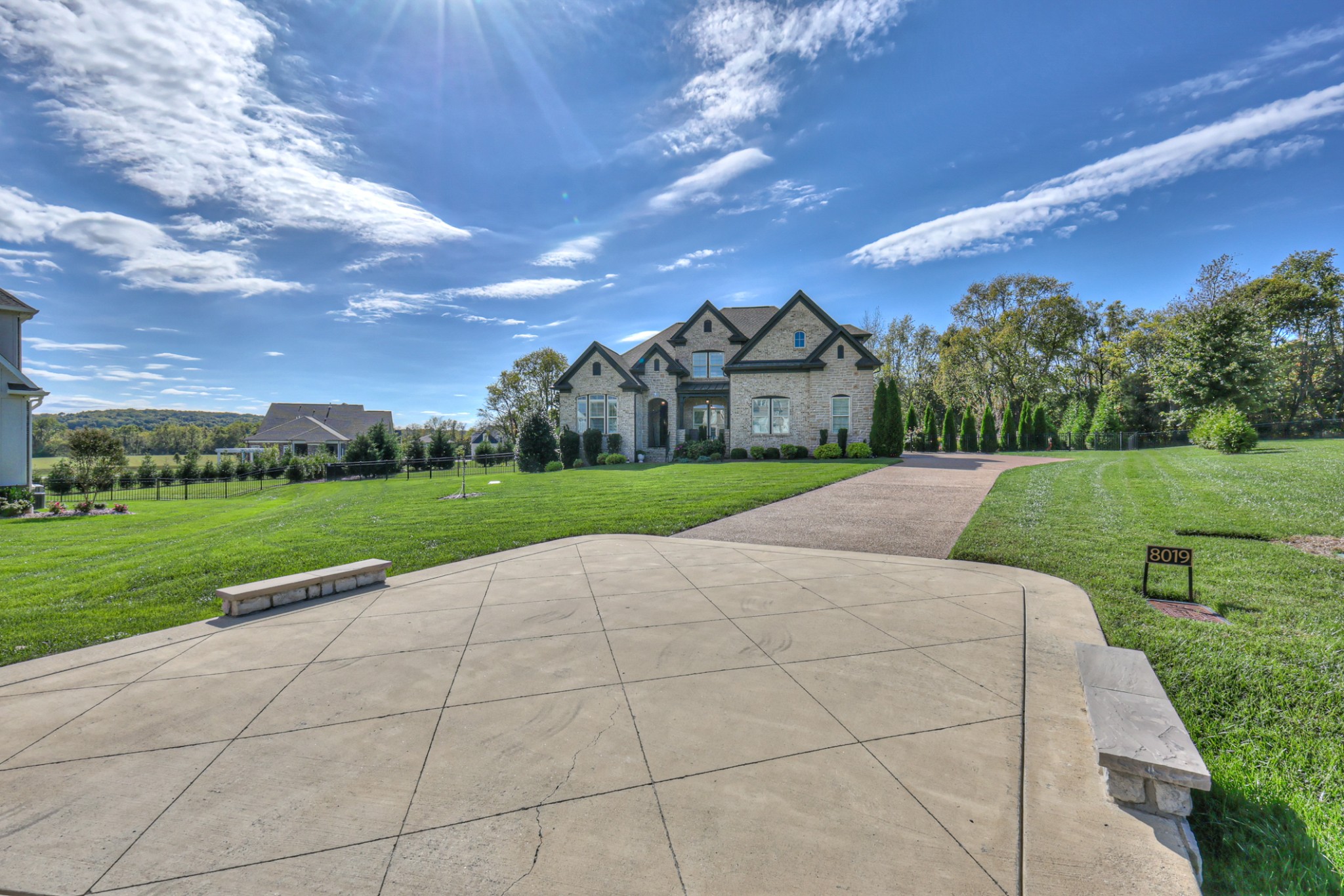 8019 Burning Tree Farms Road Arrington, TN 37014 - Photo 45 of 47 a view of a house with a big yard
