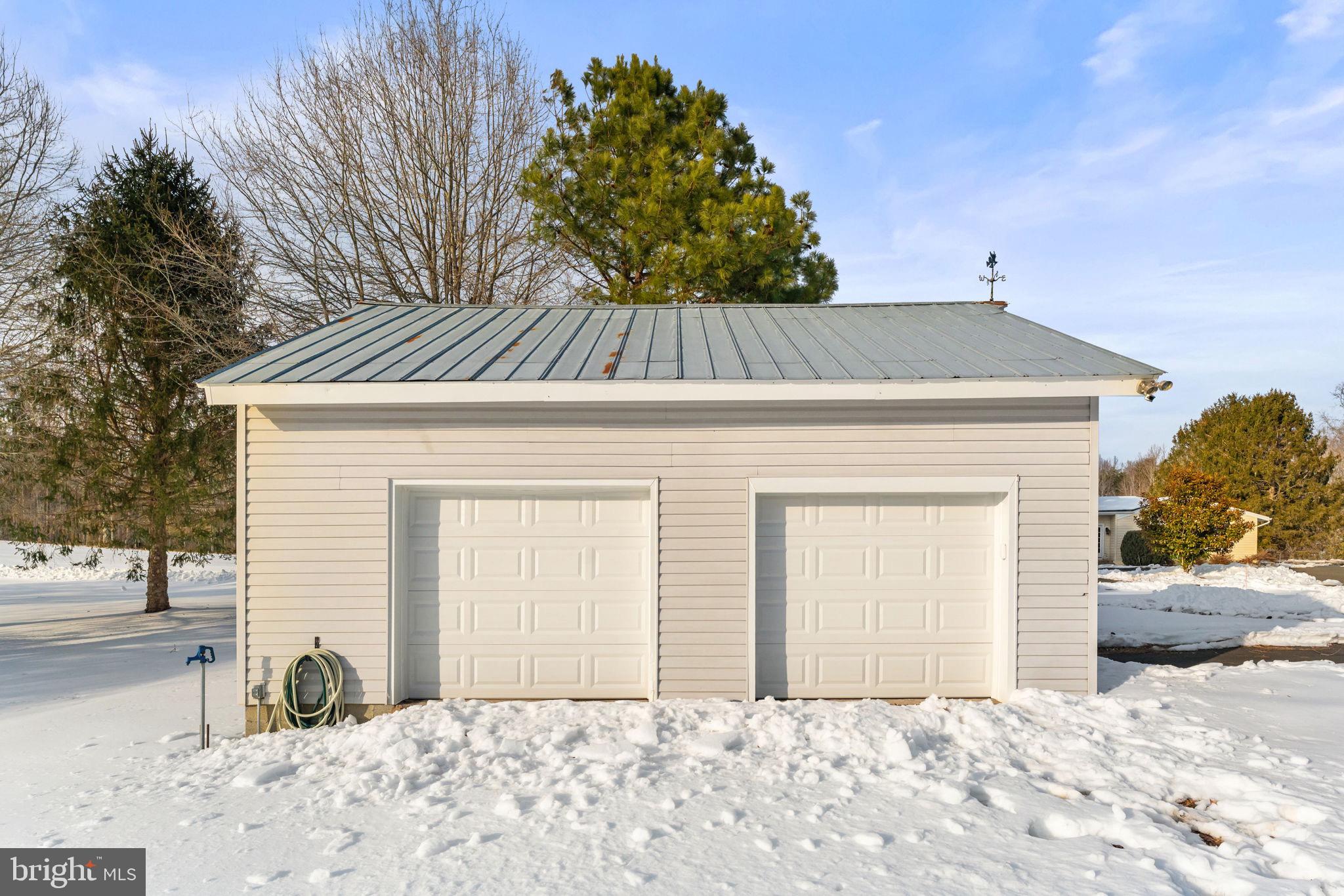 3460 Indian Run Road Amissville, VA 20106 - Photo 46 of 57 Charming dual-garage in a winter landscape.