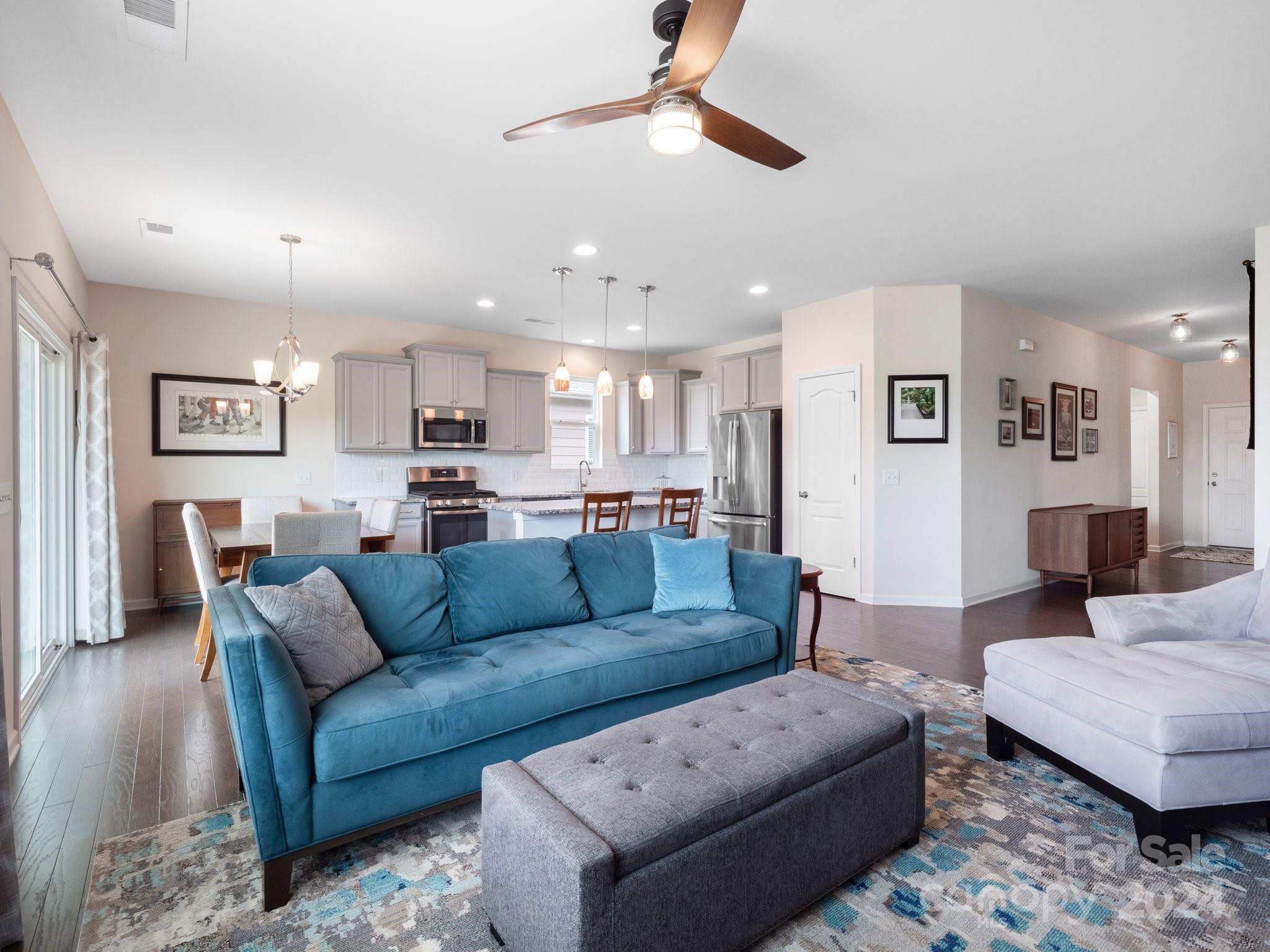4239 Merrivale Drive Lancaster, SC 29720 - Photo 9 of 33 a living room with furniture and kitchen view