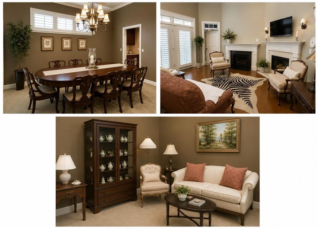 104 Willow Overlook Canton, GA 30115 - Photo 3 of 27 a living room with furniture a fireplace and a flat screen tv