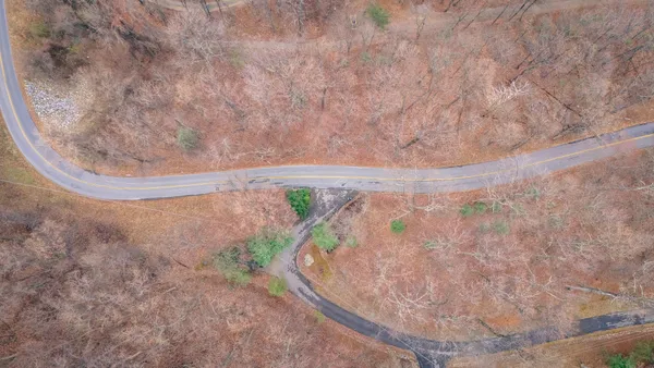 a view of a wooden door