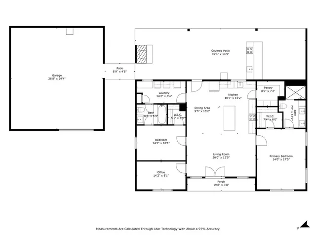 a picture of a floor plan