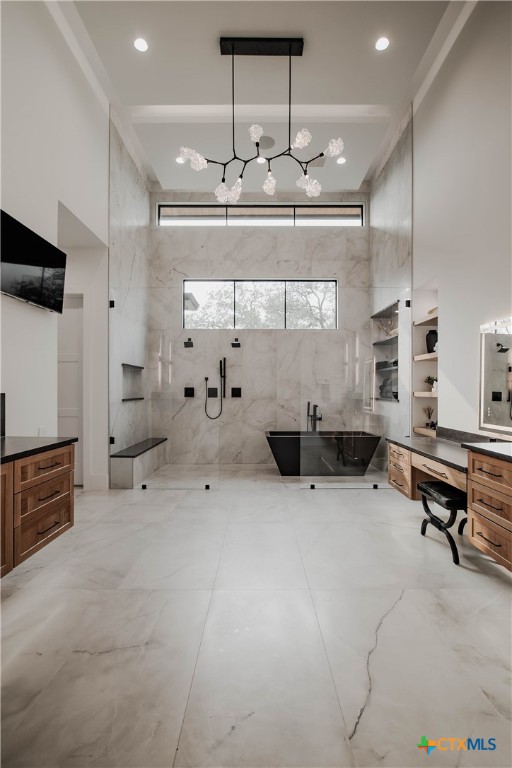 3466 Levi Sloan Road Victoria, TX 77904 - Photo 18 of 48 a large room with chandelier