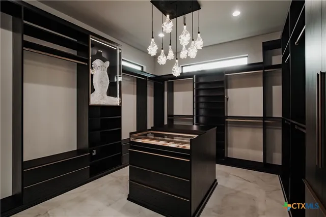 a view of walk in closet