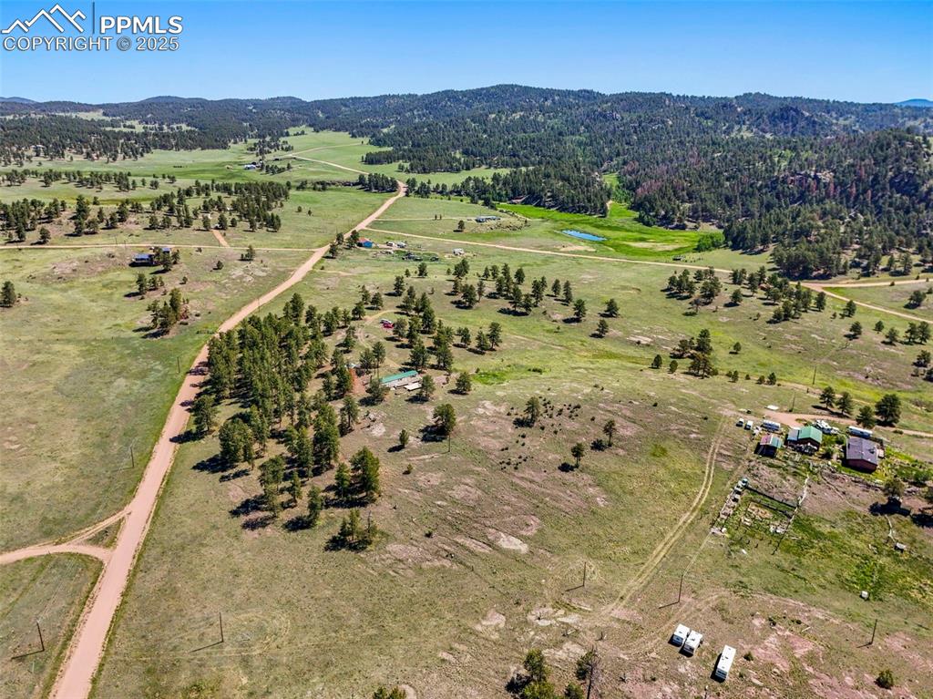 332 Valley Circle Guffey, CO 80820 - Photo 32 of 32 a view of a city with mountain