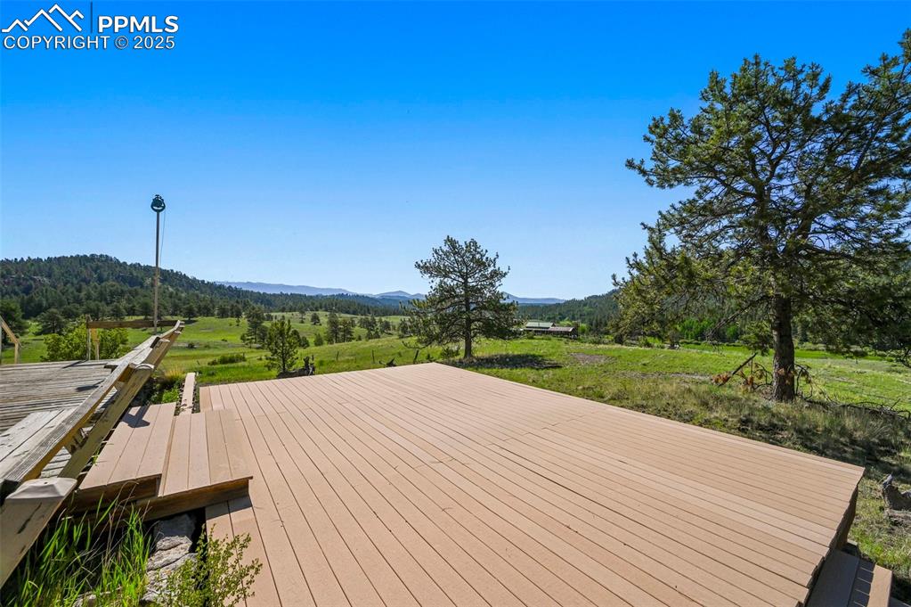 332 Valley Circle Guffey, CO 80820 - Photo 8 of 32 a view of a back yard